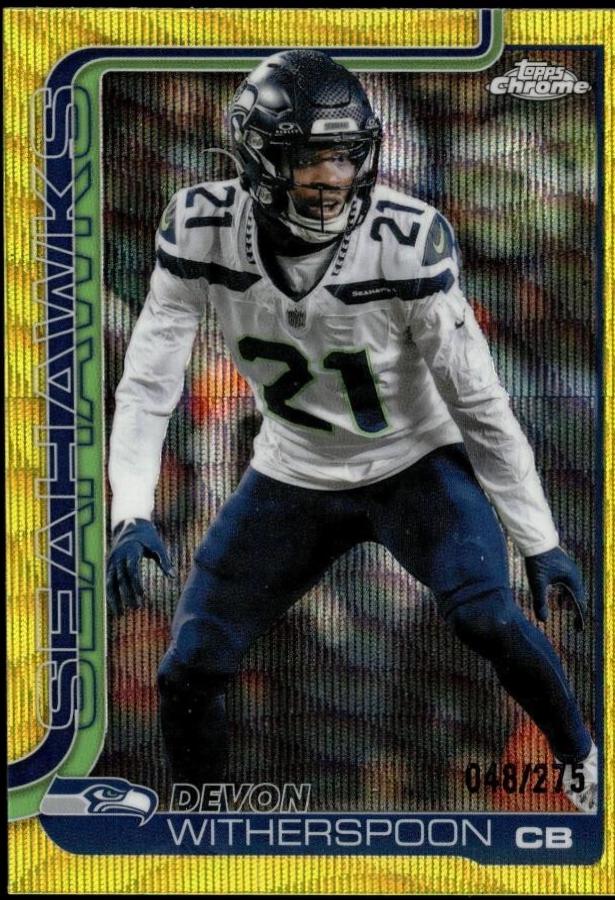 Devon Witherspoon [Yellow Wave Refractor] #277
