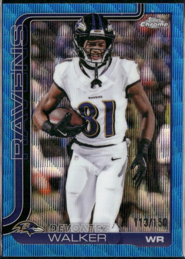 Devontez Walker [Blue Wave Refractor] #26