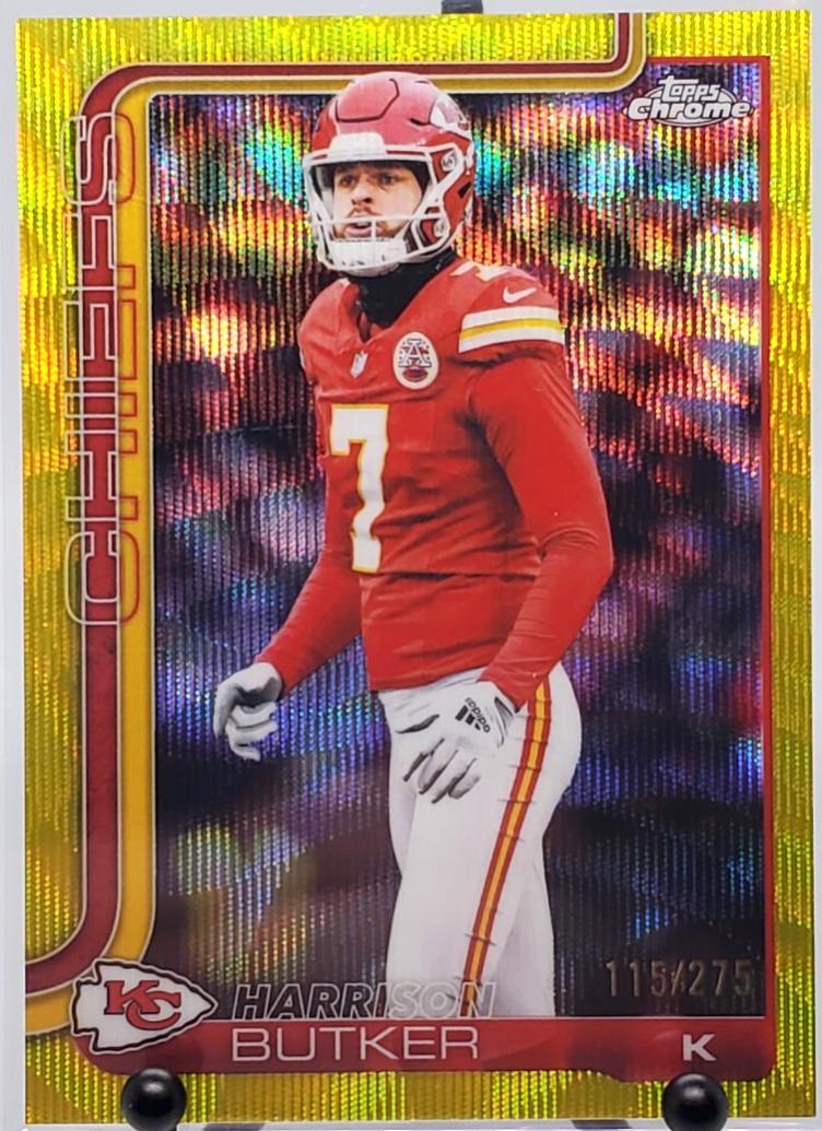 Harrison Butker [Yellow Wave Refractor] #151