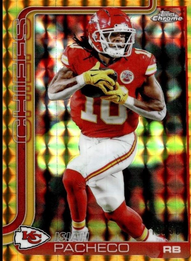 Isiah Pacheco [Gold Geometric Refractor] #149
