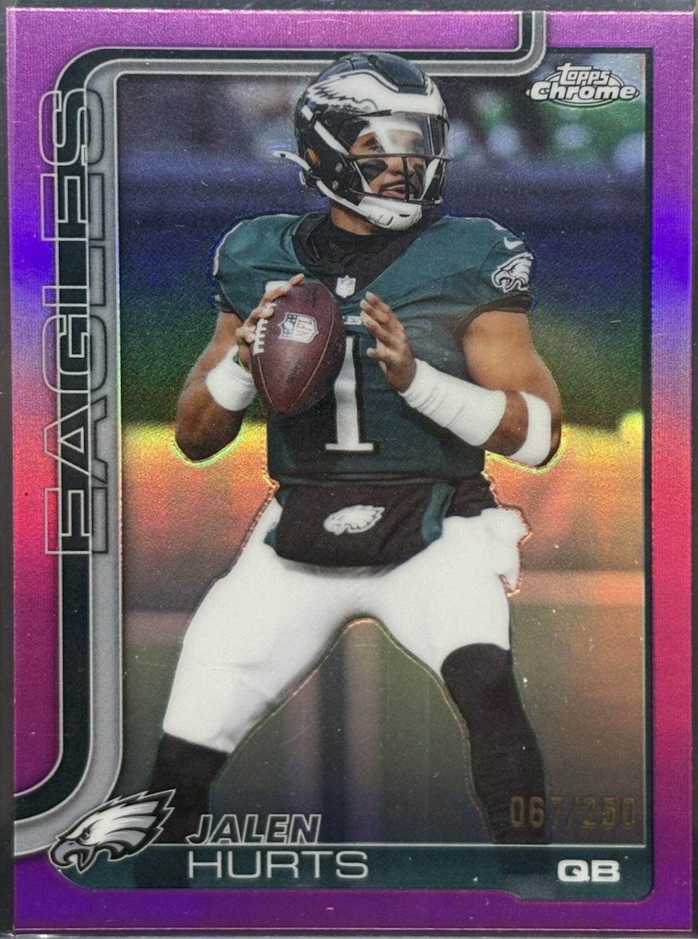 Jalen Hurts [Pink Refractor] #247