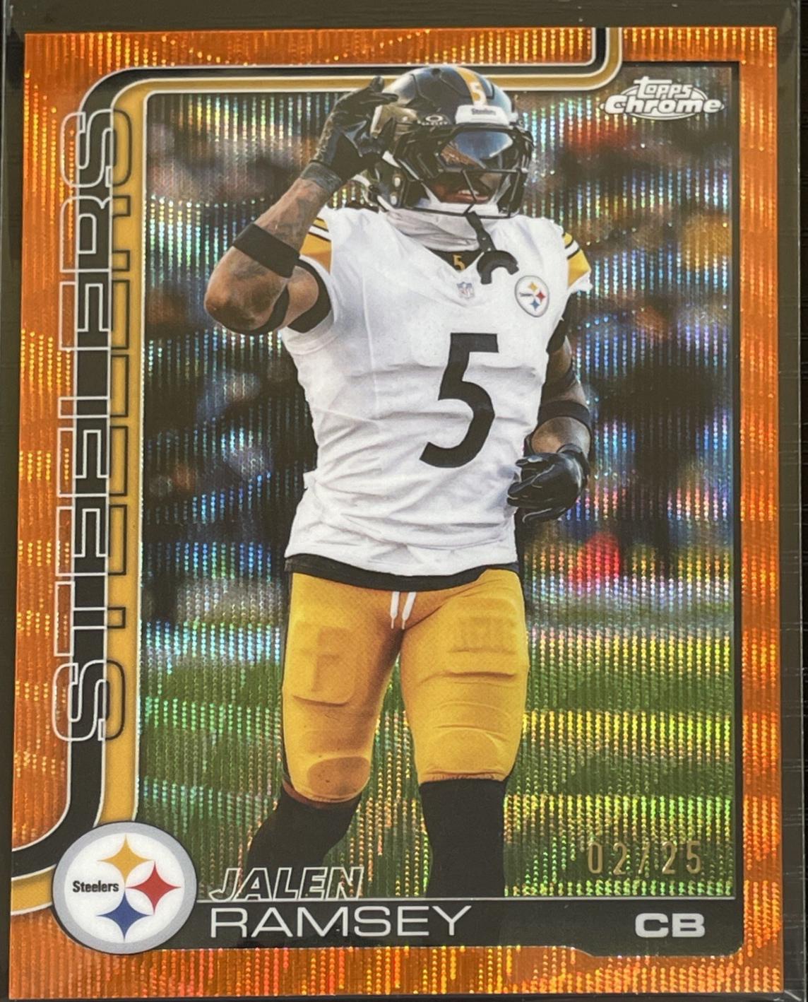 Jalen Ramsey [Orange Wave Refractor] #191