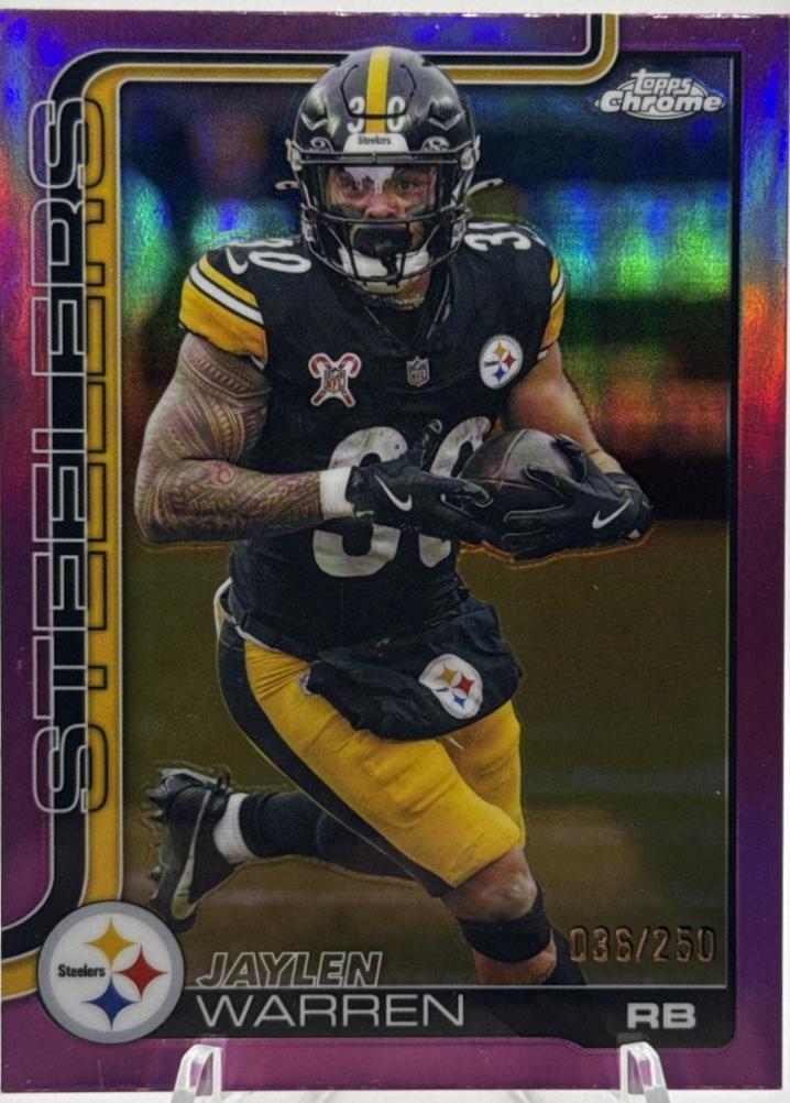 Jaylen Warren [Pink Refractor] #253