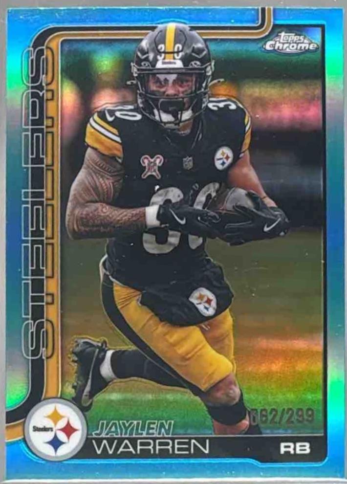 Jaylen Warren [Teal Refractor] #253