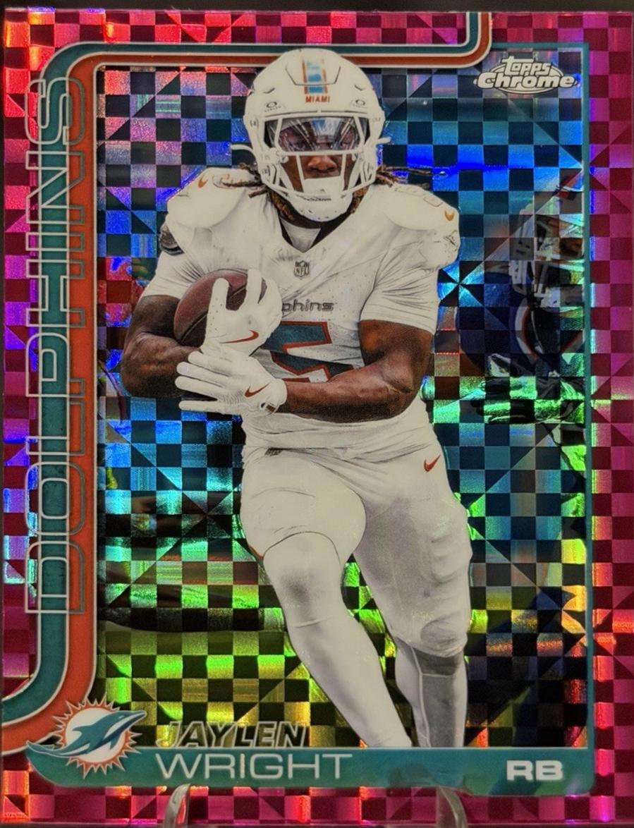 Jaylen Wright [X-Fractor Pink] #190