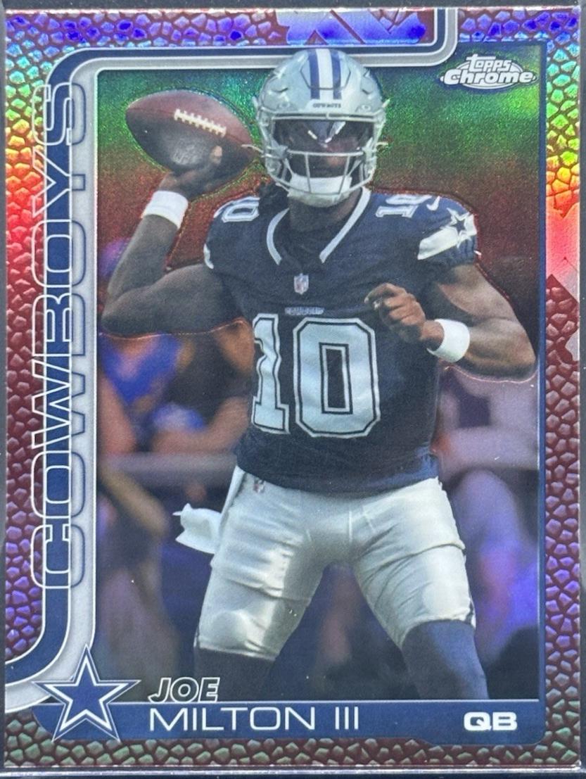 Joe Milton III [Leather Refractor] #85
