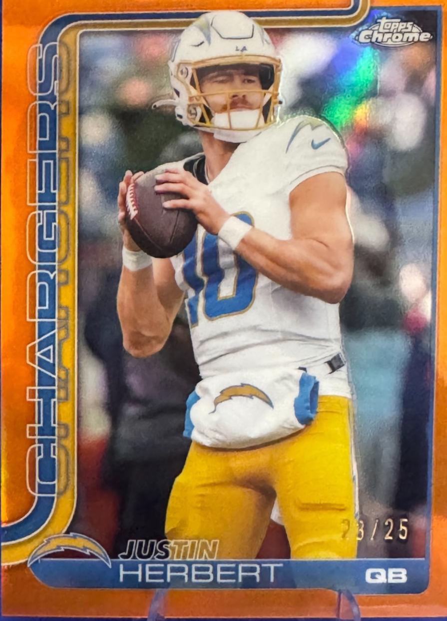 Justin Herbert [Orange Refractor] #158