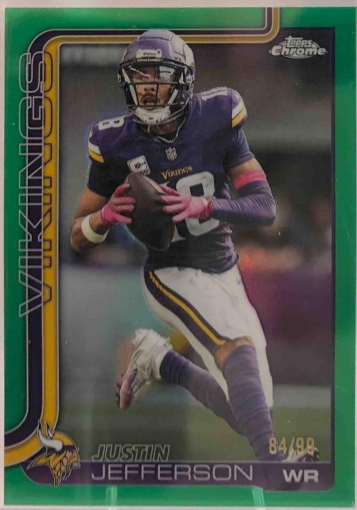 Justin Jefferson [Green Refractor] #195
