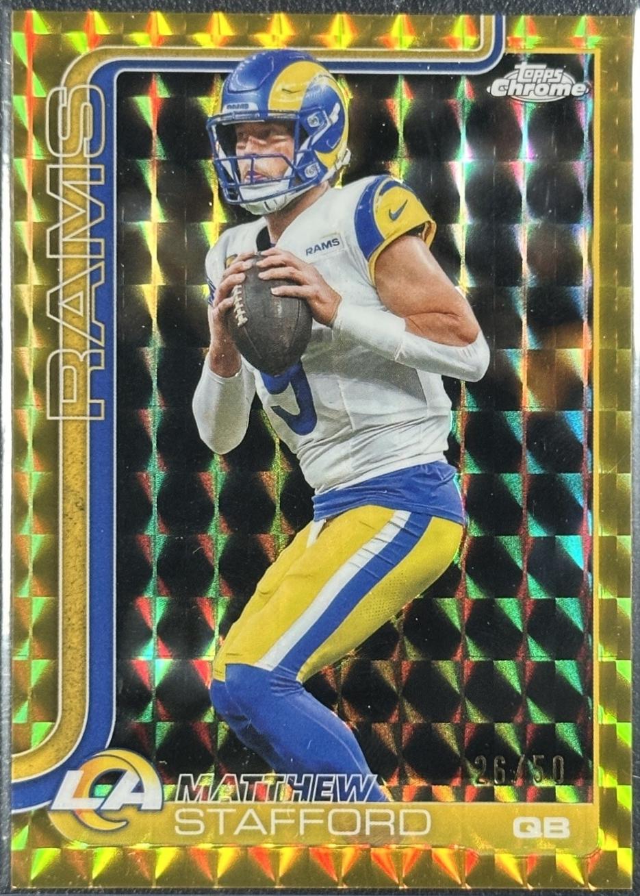 Matthew Stafford [Gold Geometric Refractor] #169