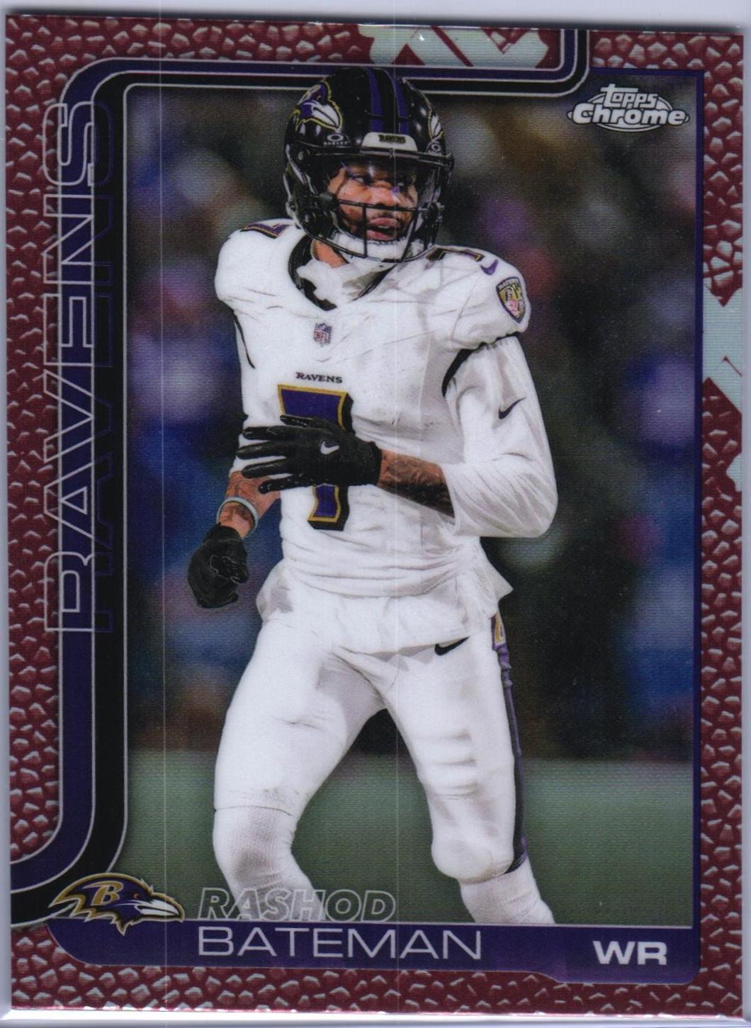 Rashod Bateman [Leather Refractor] #21