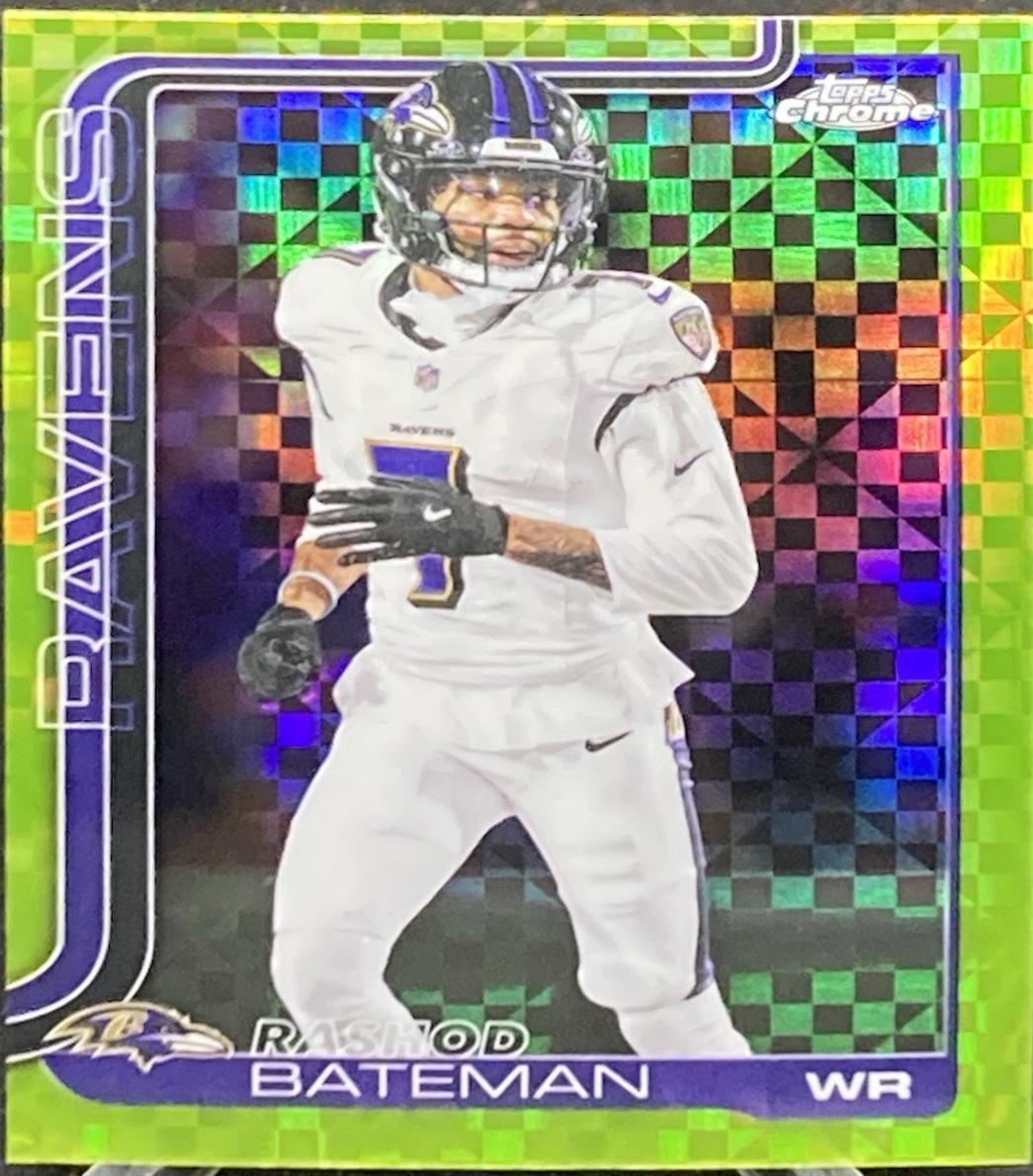Rashod Bateman [X-Fractor Green] #21