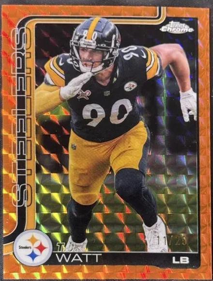 T.J. Watt [Orange Geometric Refractor] #258