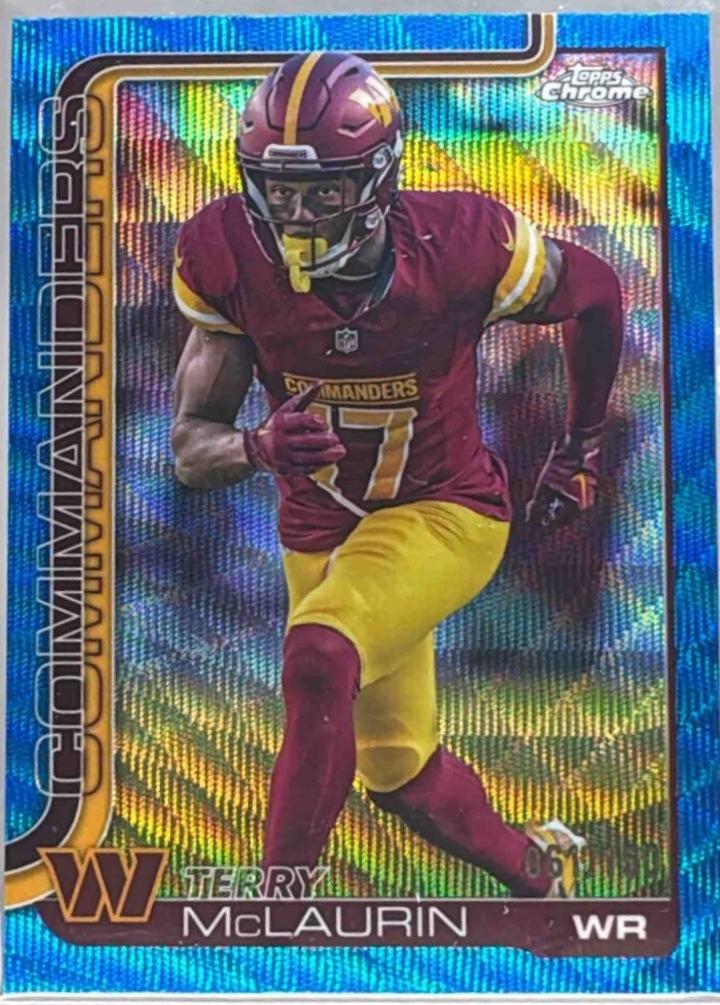 Terry McLaurin [Blue Wave Refractor] #208