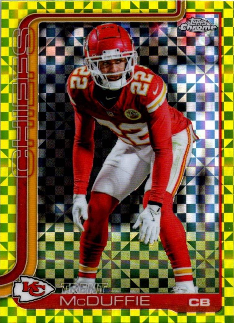 Trent McDuffie [X-Fractor Green] #154
