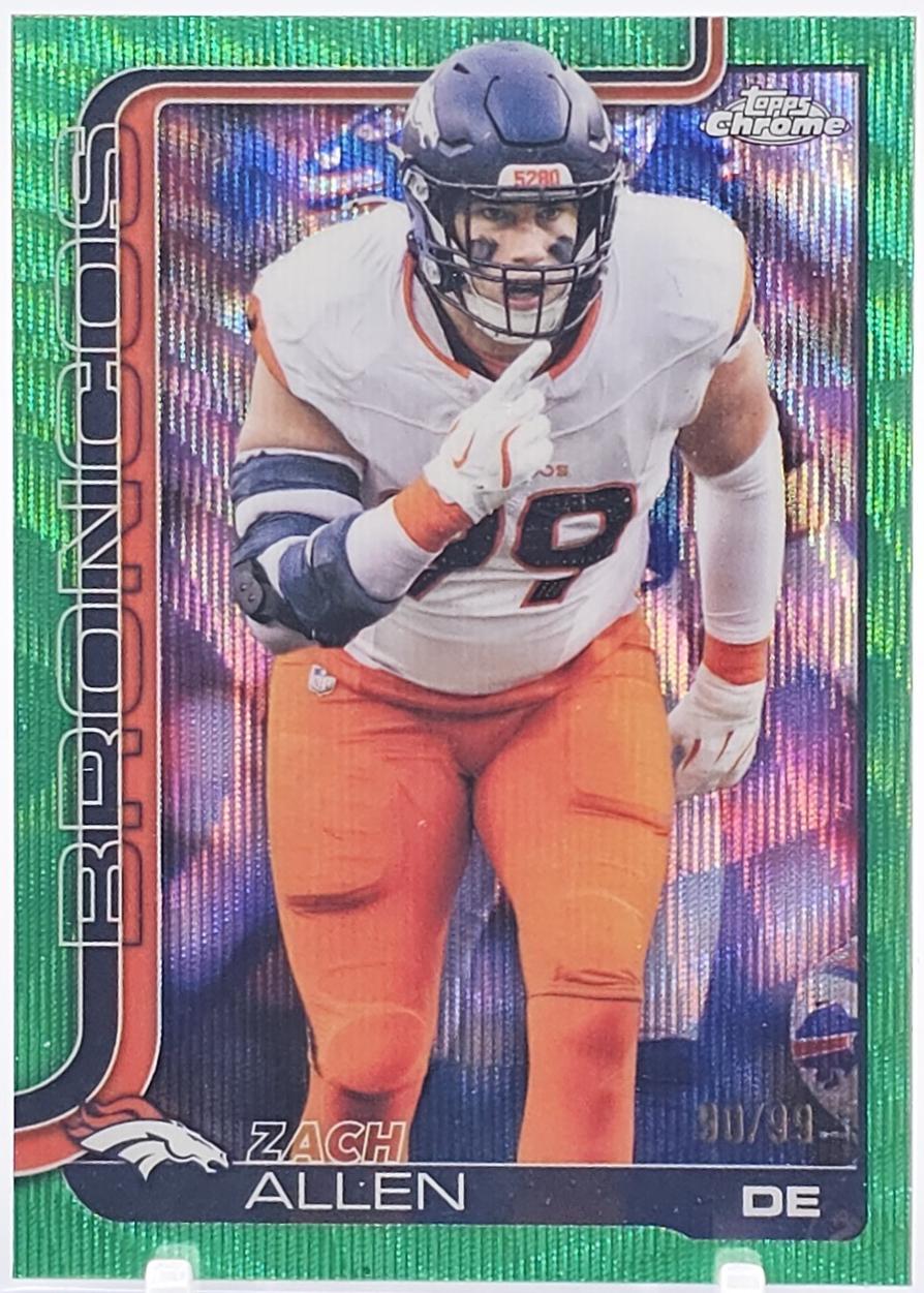 Zach Allen [Green Wave Refractor] #95