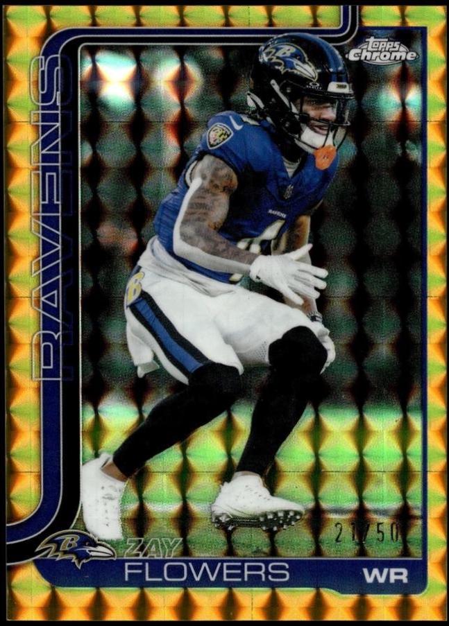 Zay Flowers [Gold Geometric Refractor] #22