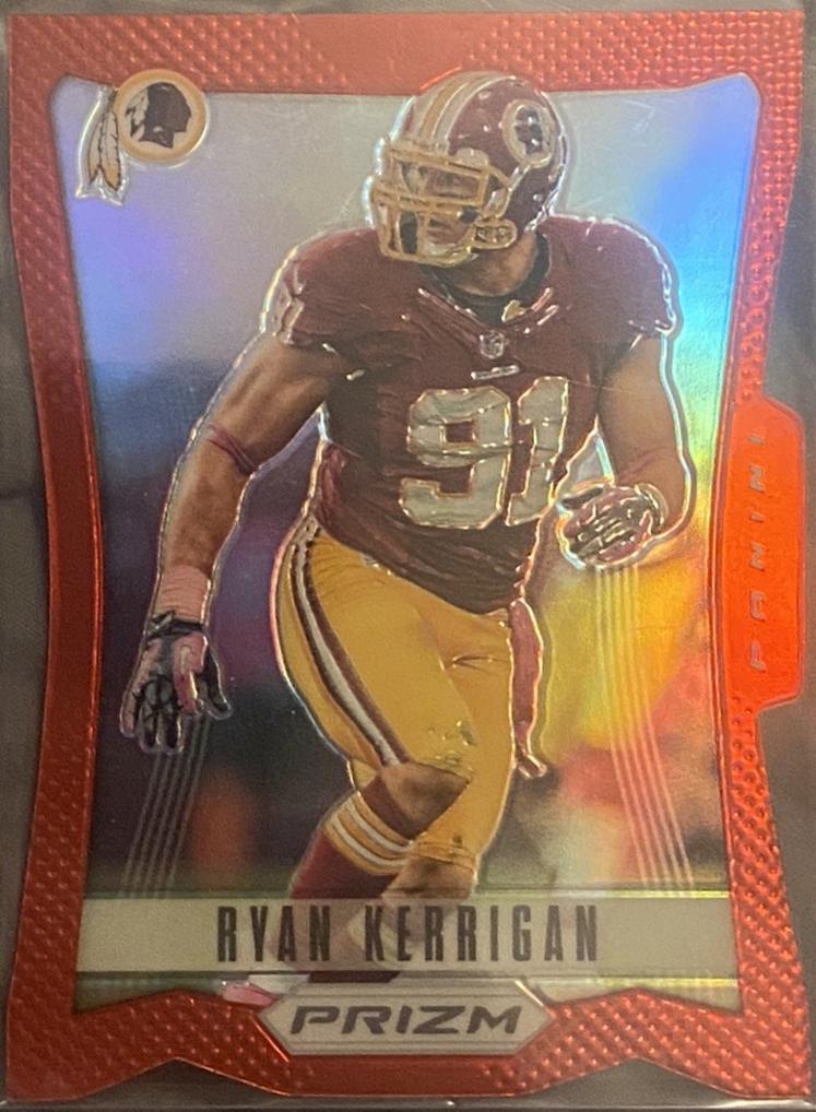Ryan Kerrigan [Red Prizm Die Cut] #198