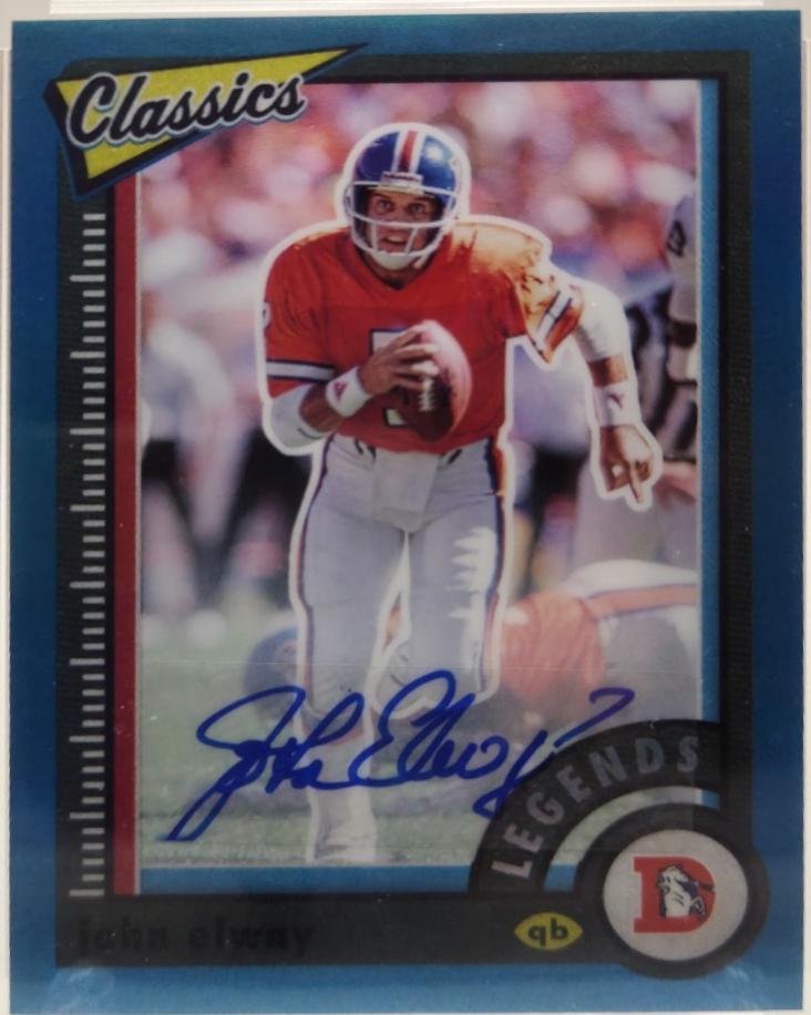 John Elway [Premium Significant Signature Blue] #105