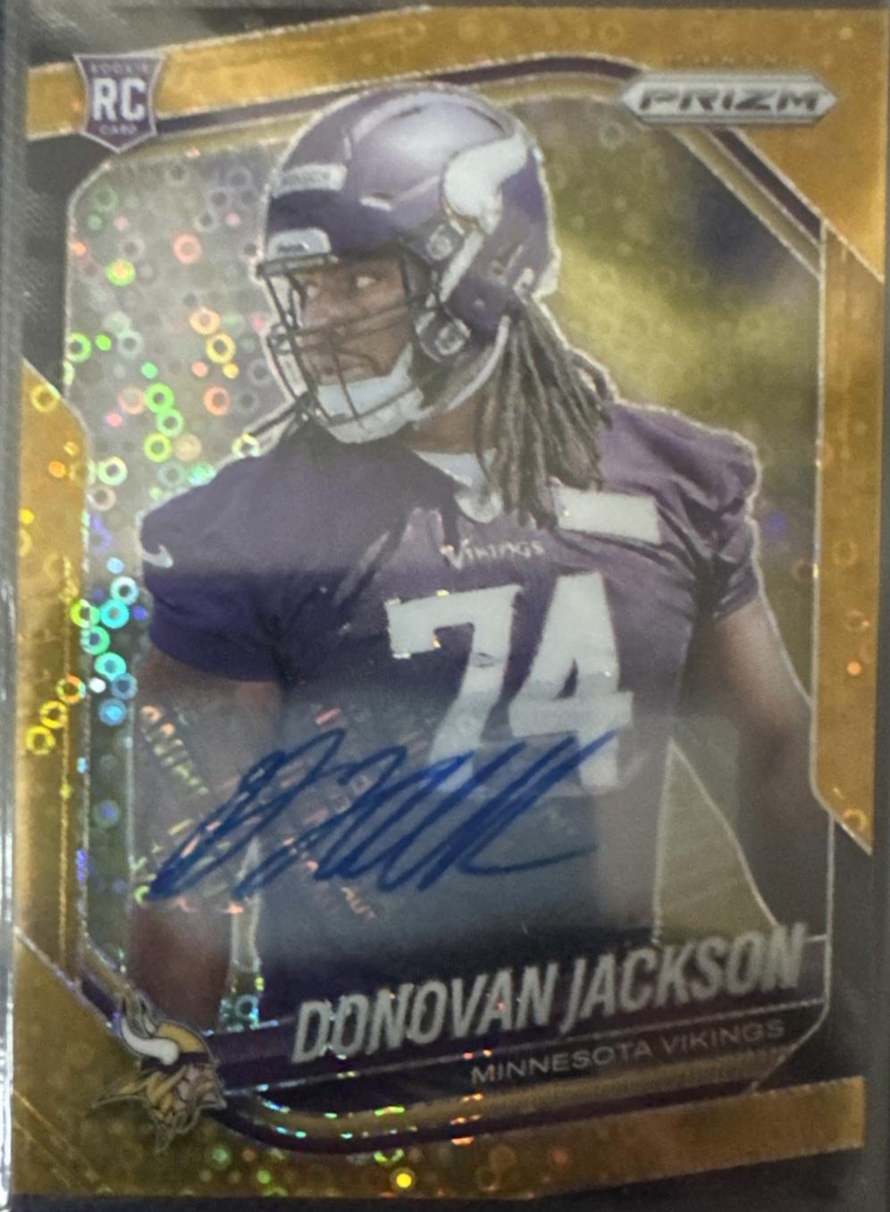 Donovan Jackson [Autograph Gold] #358