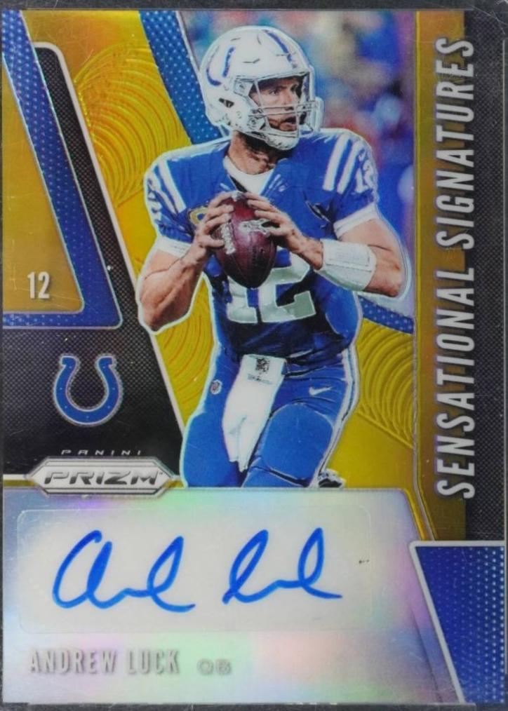 Andrew Luck [Gold Prizm] #SE-ALU