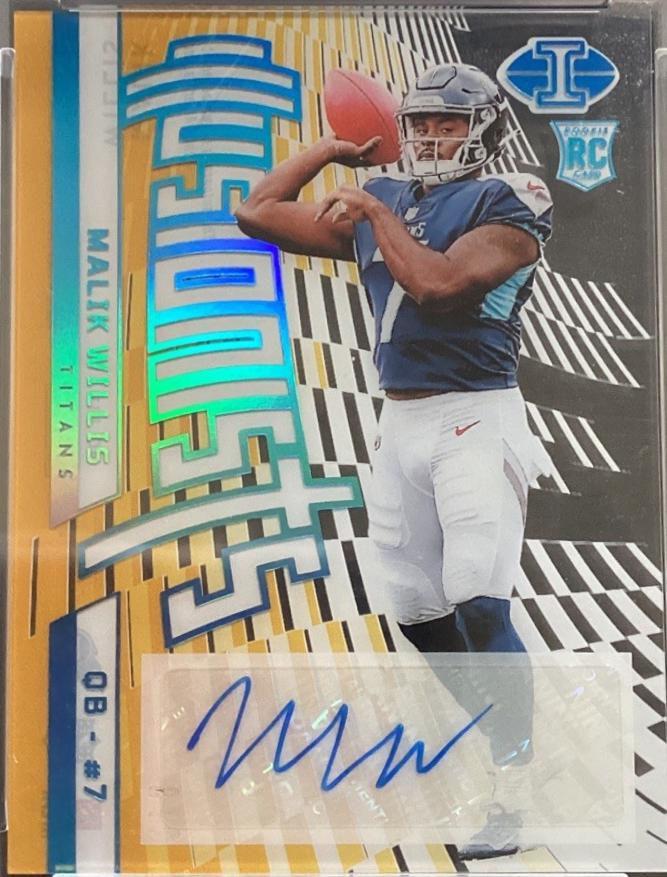 Malik Willis [Autograph Gold] #I-13