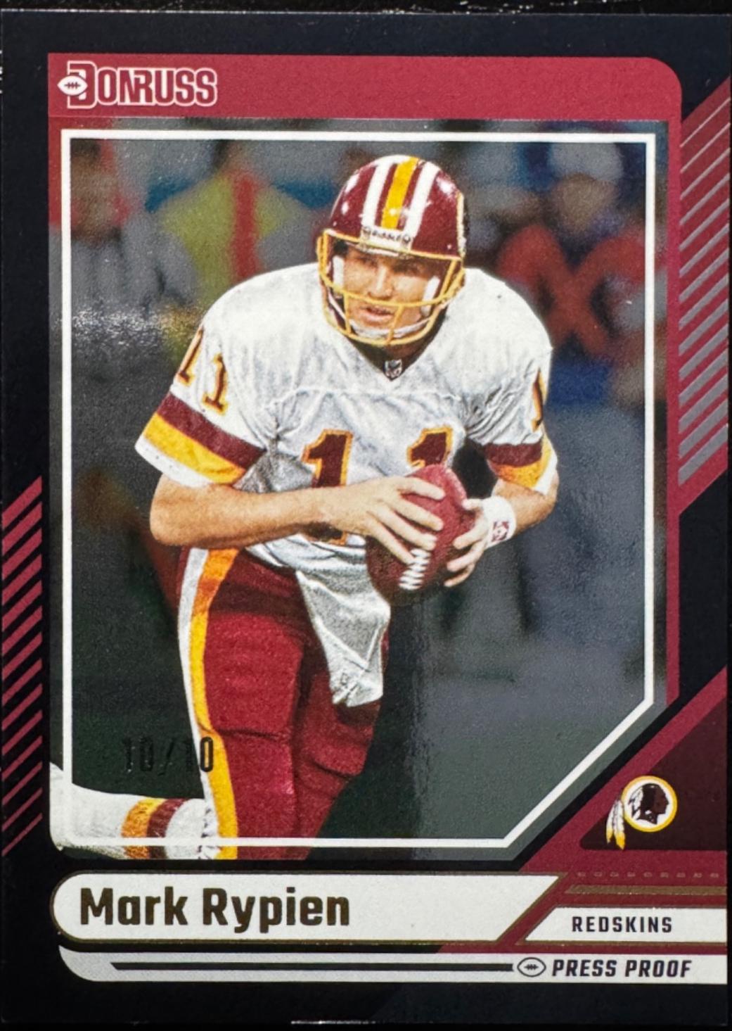 Mark Rypien [Black Press Proof] #145