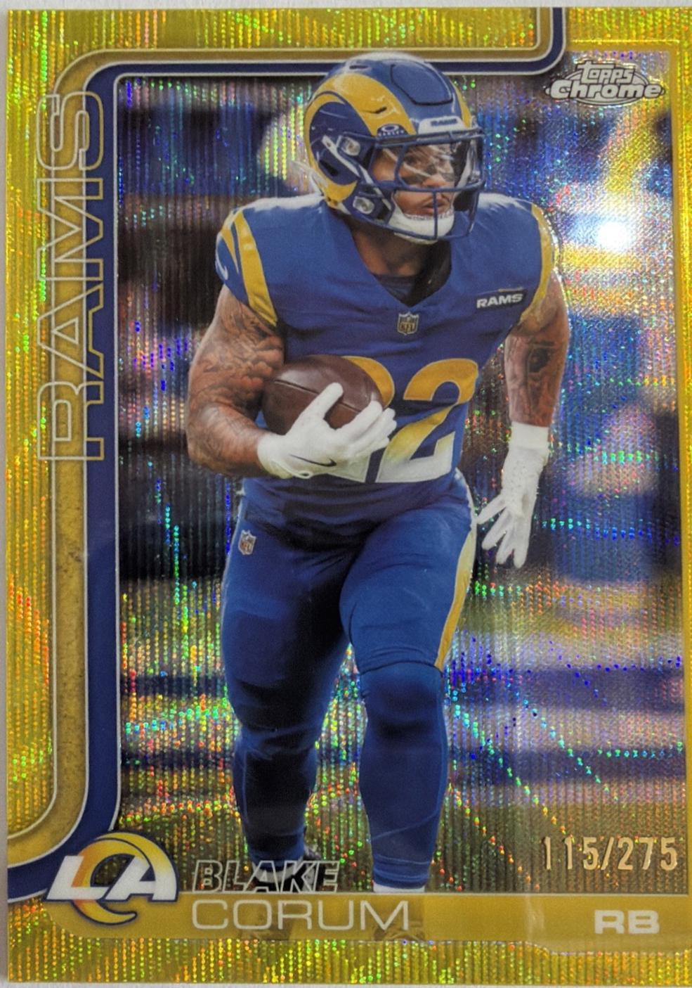 Blake Corum [Yellow Wave Refractor] #171