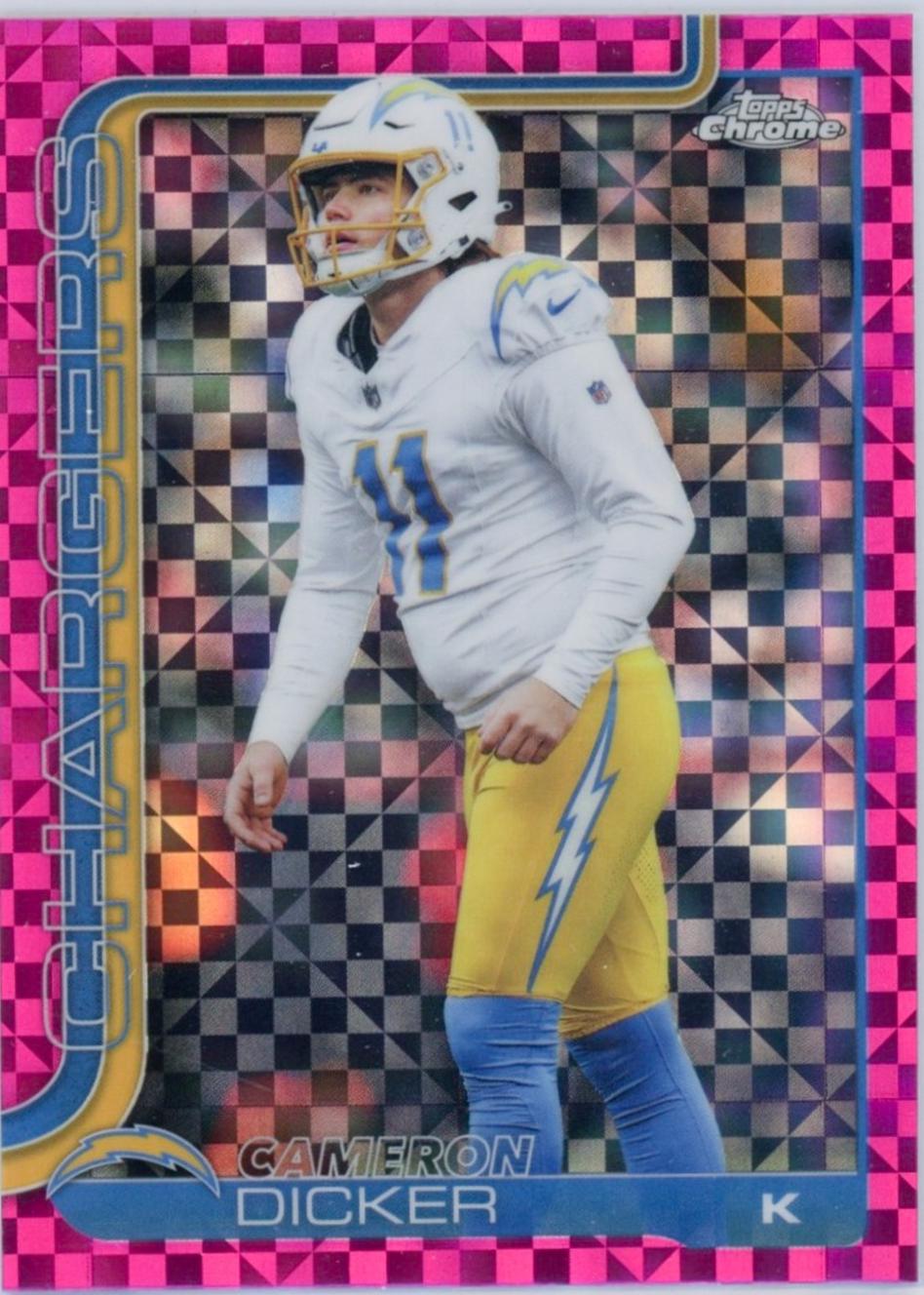 Cameron Dicker [X-Fractor Pink] #162