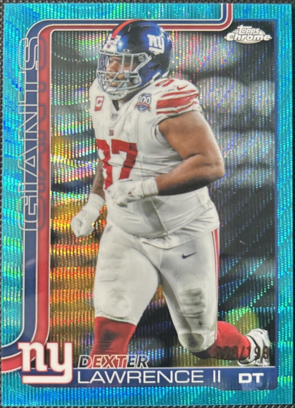 Dexter Lawrence II [Aqua Wave Refractor] #230