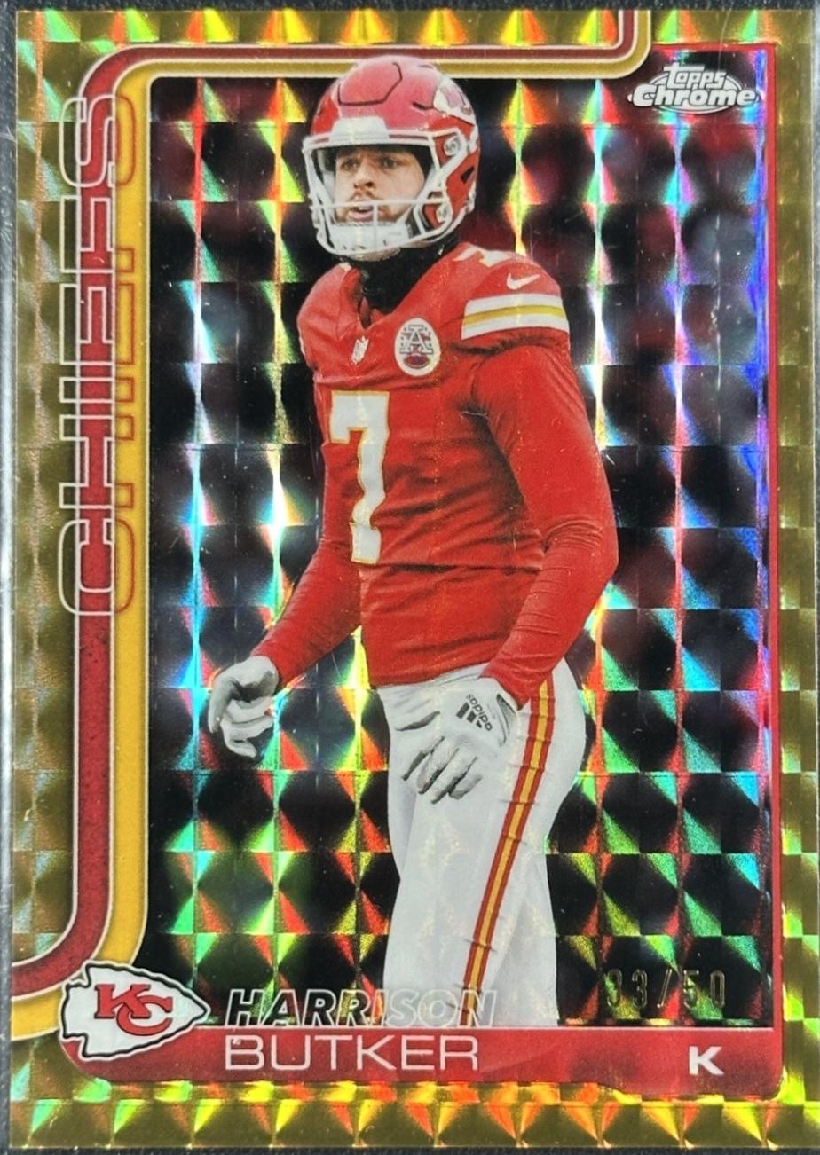 Harrison Butker [Gold Geometric Refractor] #151