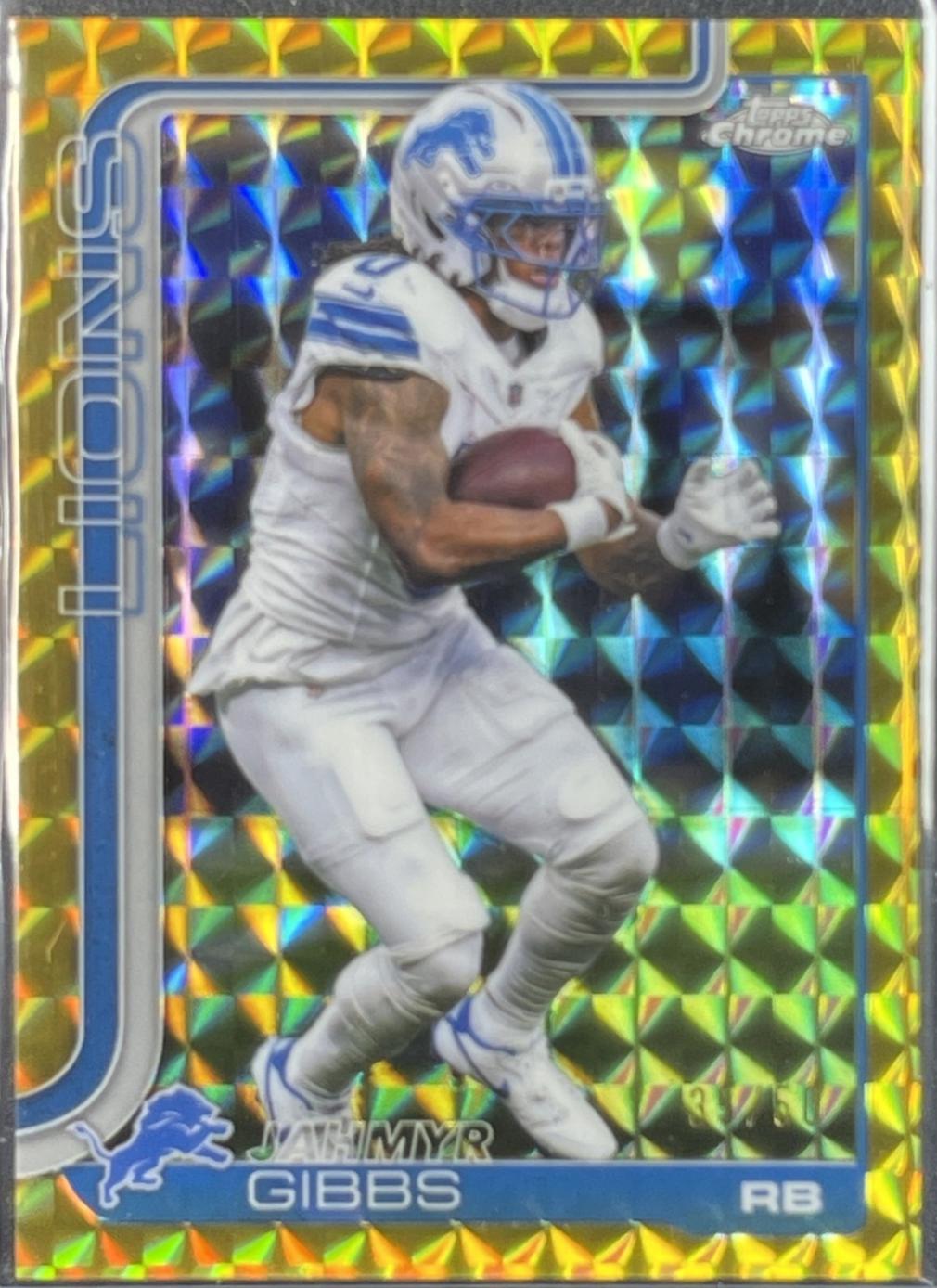Jahmyr Gibbs [Gold Geometric Refractor] #101