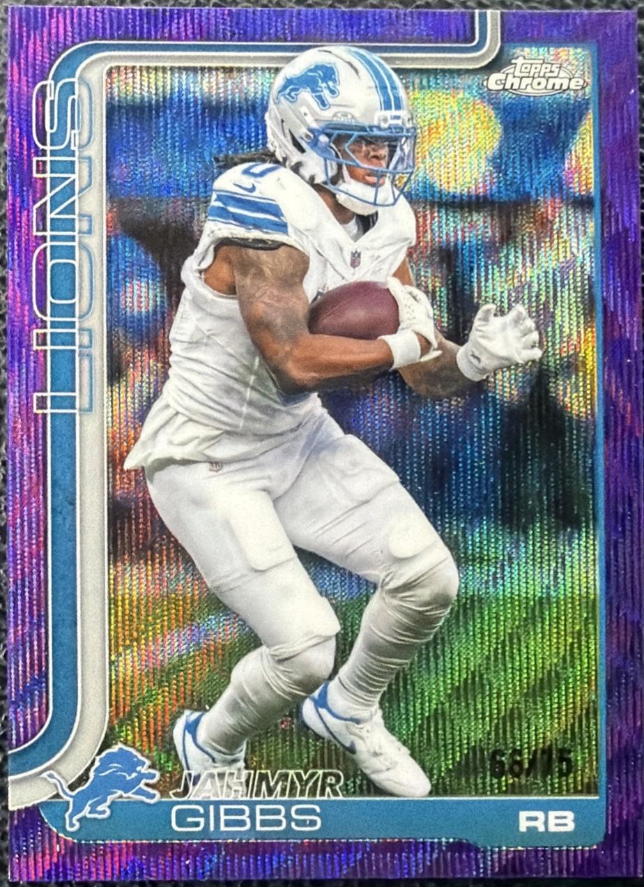 Jahmyr Gibbs [Purple Wave Refractor] #101