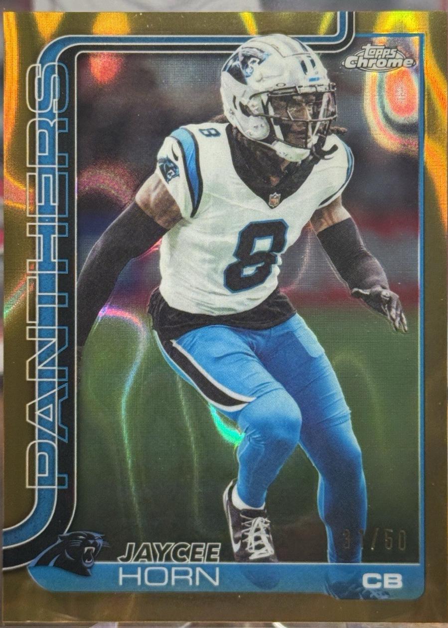 Jaycee Horn [Gold Refractor] #41