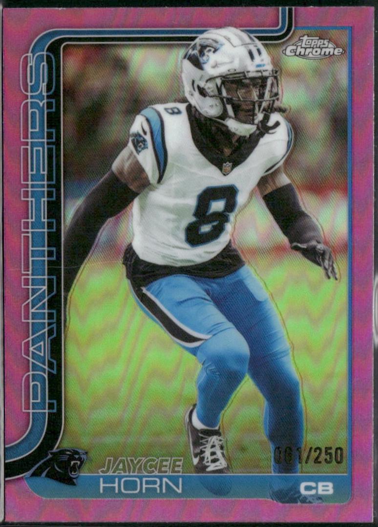 Jaycee Horn [Pink Refractor] #41