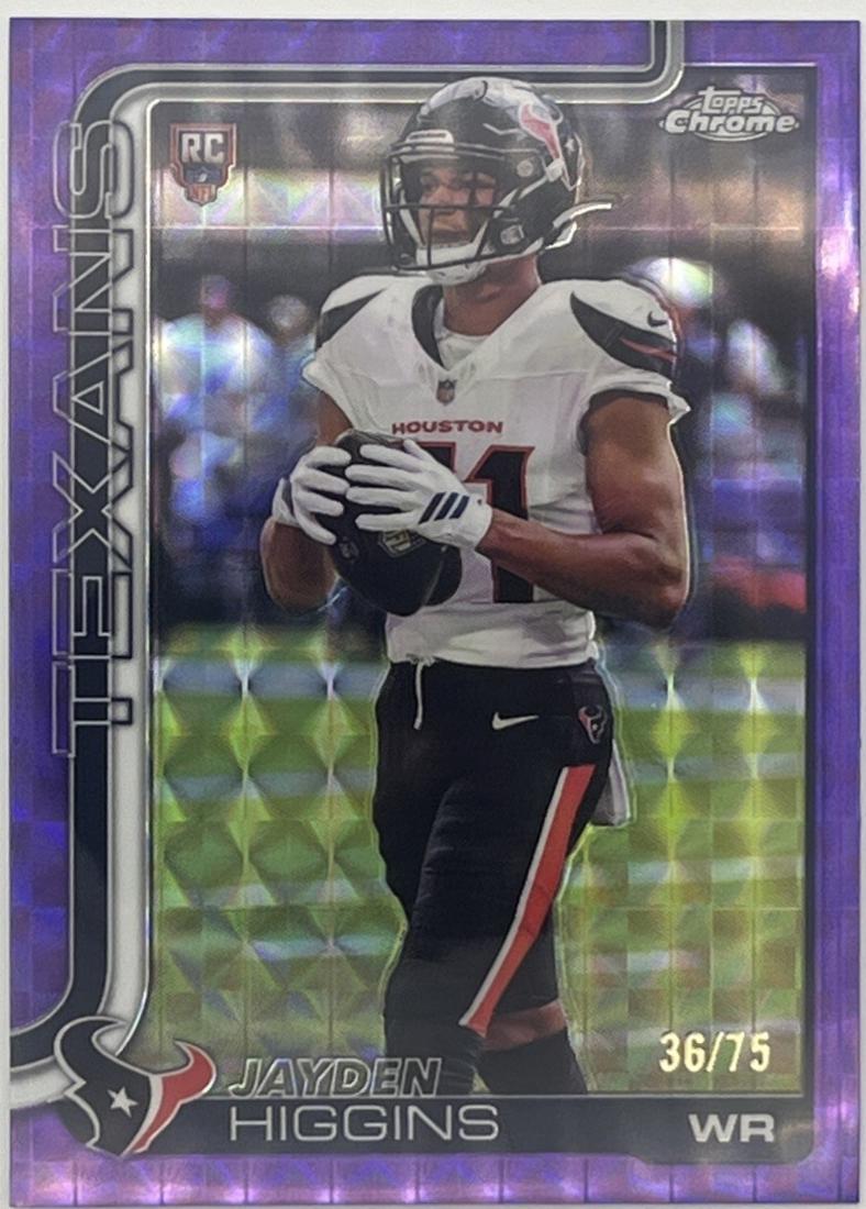 Jayden Higgins [Purple Geometric Refractor] #343