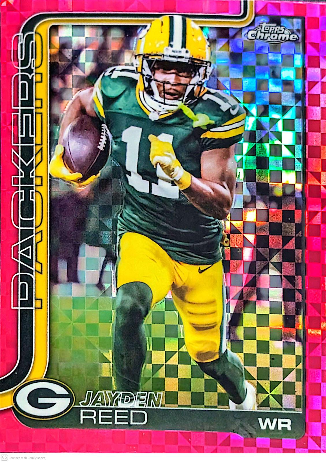 Jayden Reed [X-Fractor Pink] #107