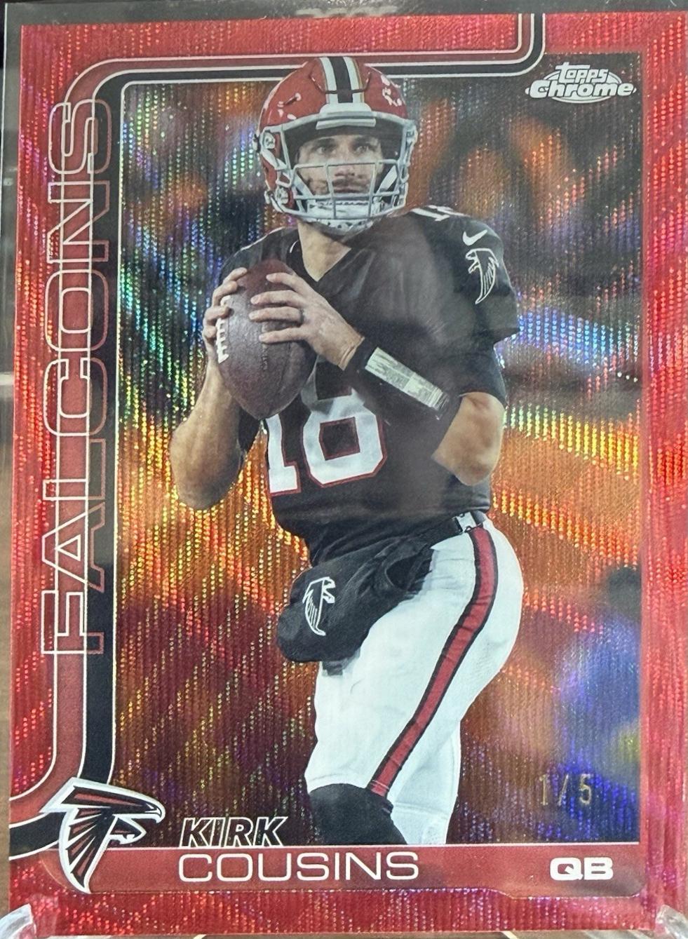 Kirk Cousins [Red Wave Refractor] #13