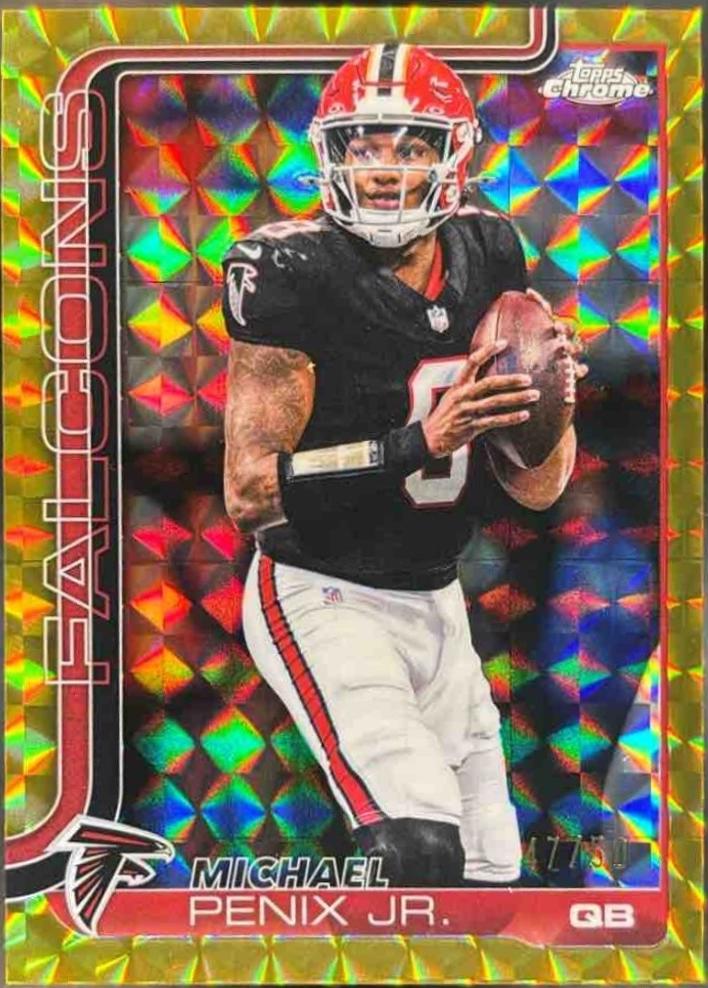 Michael Penix Jr. [Gold Geometric Refractor] #15