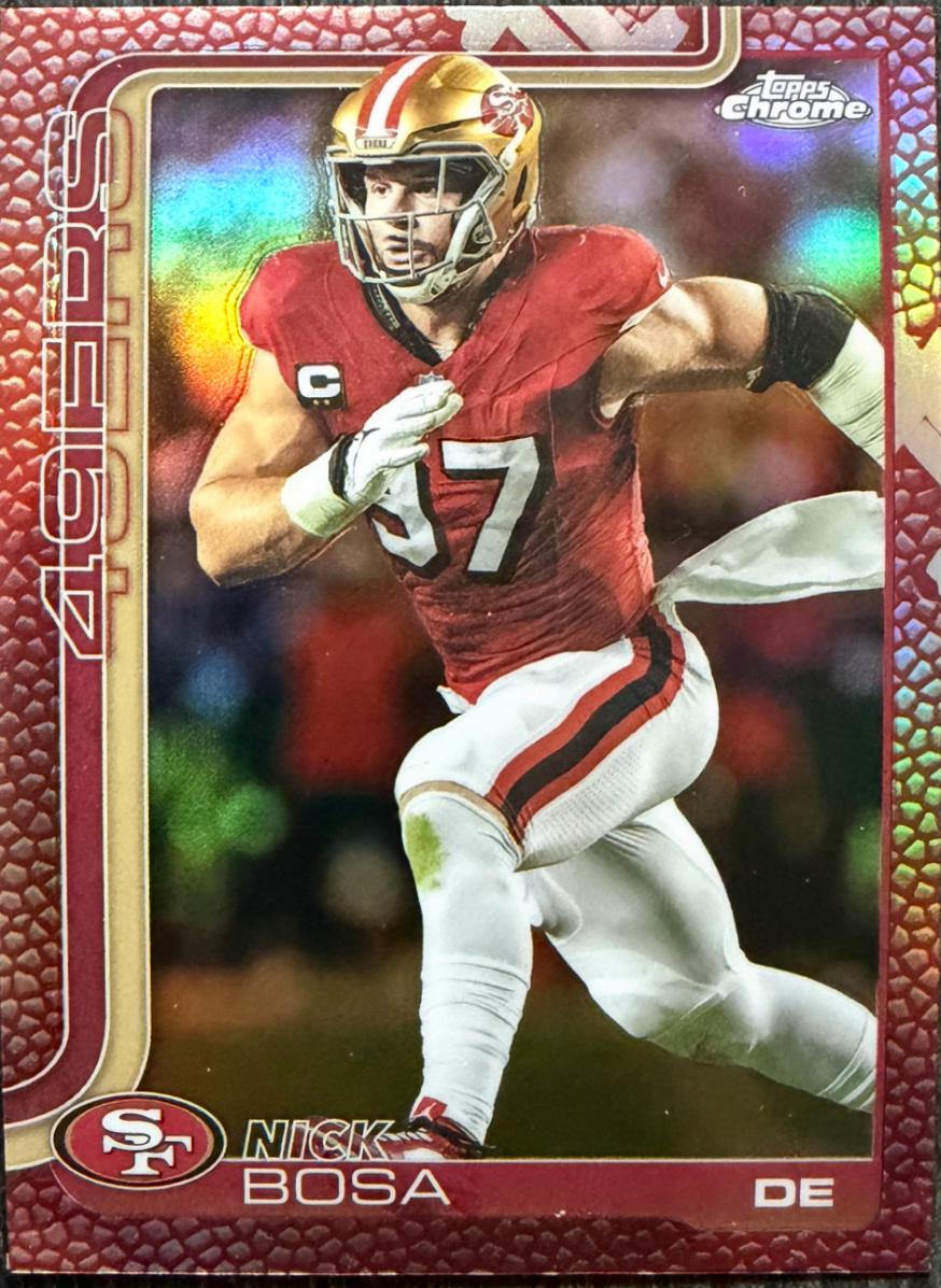 Nick Bosa [Leather Red] #264