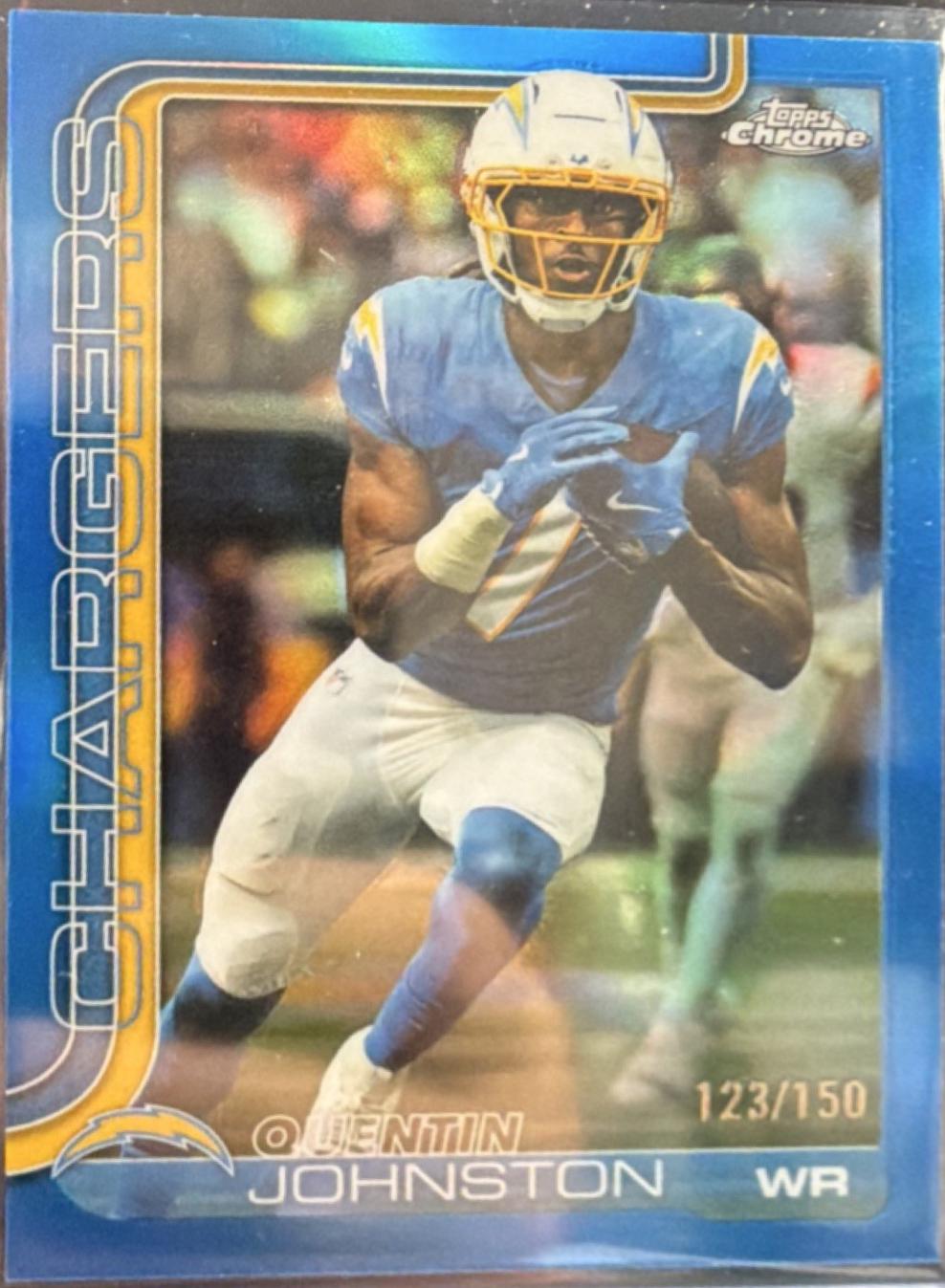 Quentin Johnston [Blue Refractor] #159