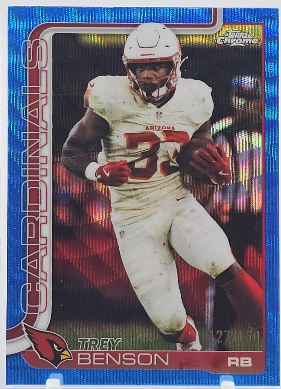 Trey Benson [Blue Wave Refractor] #7