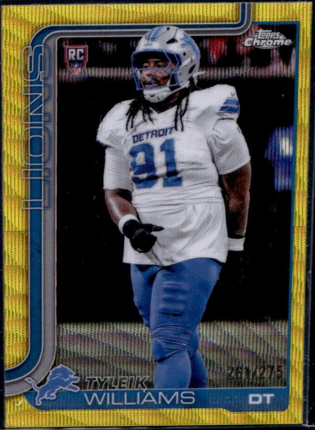 Tyleik Williams [Yellow Wave Refractor] #364