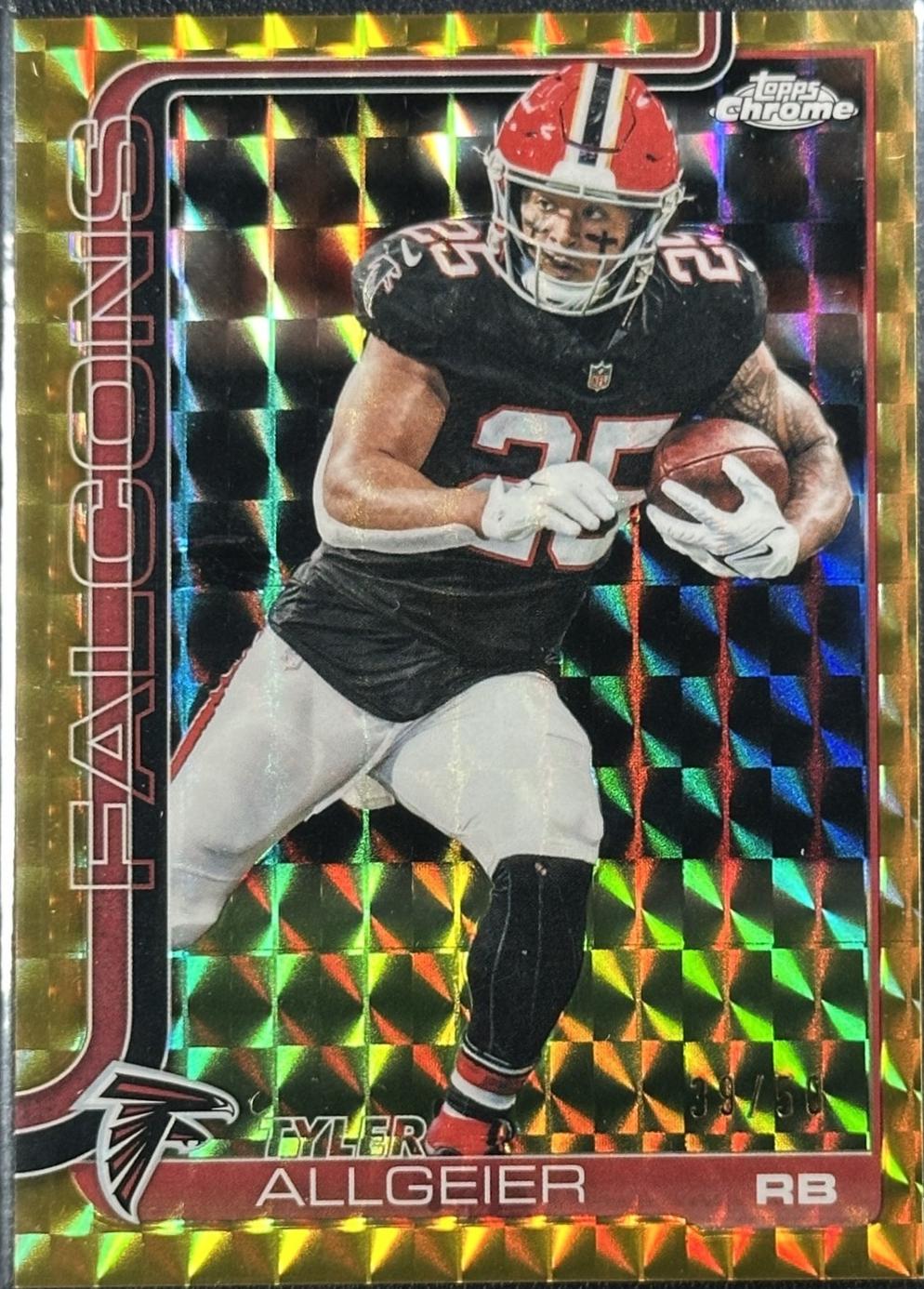 Tyler Allgeier [Gold Geometric Refractor] #17