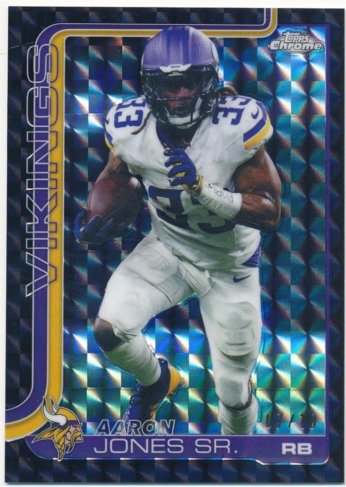 Aaron Jones Sr. [Black Geometric Refractor] #201