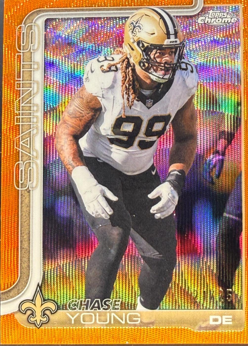 Chase Young [Orange Wave Refractor] #220