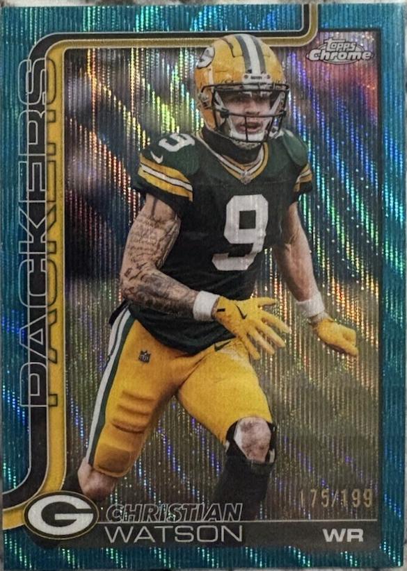 Christian Watson [Aqua Wave Refractor] #112