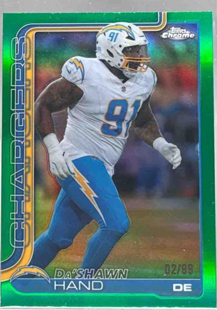 Da'Shawn Hand [Green Refractor] #164