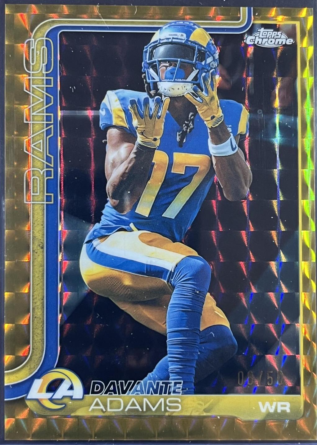 Davante Adams [Gold Geometric Refractor] #165