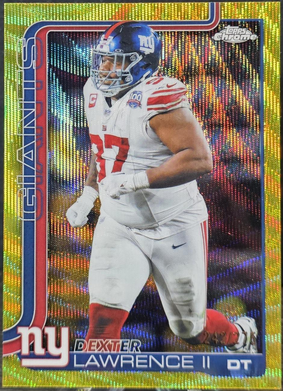 Dexter Lawrence II [Yellow Wave Refractor] #230