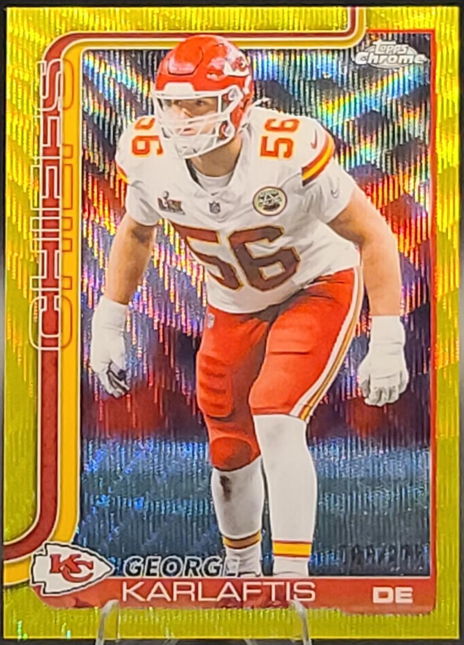 George Karlaftis [Yellow Wave Refractor] #152